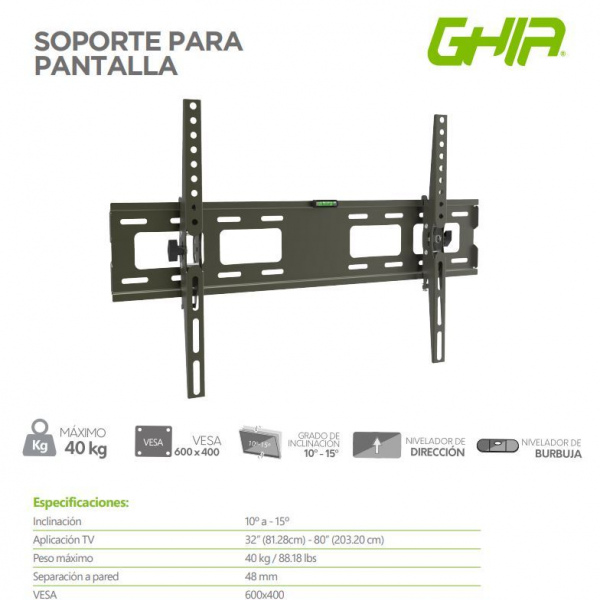 Soporte Fijo 32" a 80"